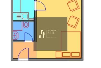 Garsonieră decomandată, mobilată în P-ța Alba Iulia - 3