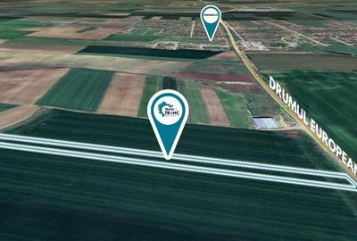 Teren agricol cu front stradal de 25 ml la E671 in Zimandcuz - 3