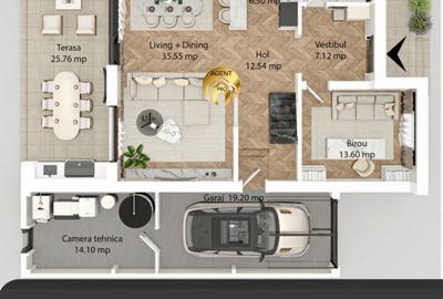 Vila Premium – 5 Camere | 410 mp Teren | Panouri Solare 12 kW & Pompa de Caldura - 11