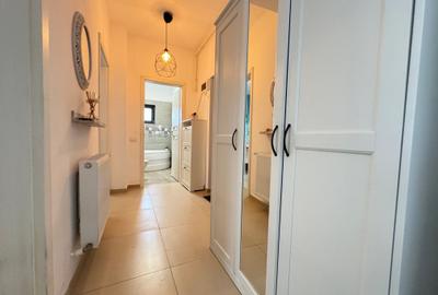 De inchiriat- 2 camere 44mp utili + 70mp gradina cu terasa + 2 locuri de parcare - 12