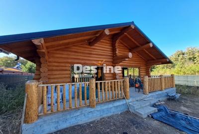Ciurbesti - Miroslava, Cabana de lemn 117mp, 69.900 euro - 9