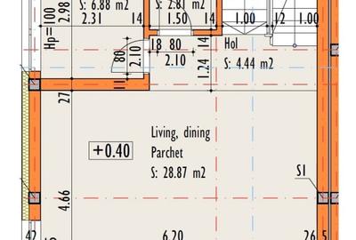 Casa cuplata, 168 mp utili, teren 200 mp – Dambul-Rotund - 5