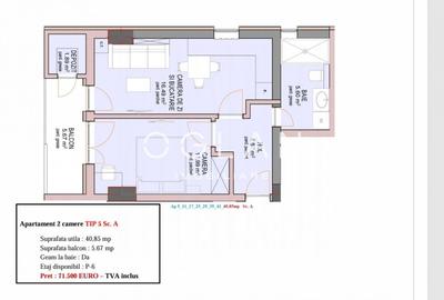 Apartament 2 camere nou, zona Doamna Stanca - 8