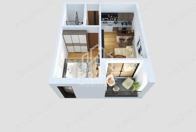 APARTAMENT 1 CAMERA, 40MP, ZONA LIDL CETATE ALBA IULIA - 3