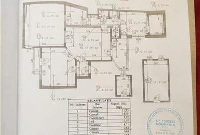 Apartament 3 camere, etajul 3/S+P+3+Pod,imobil cu lift,  zona Dacia - 7