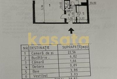 Garsonieră decomandată, mobilată în Barbu Văcărescu - 7