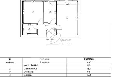 Apartament cu 2 camere decomandat în Ștefăneștii de Jos - 17