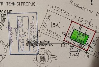 Teren Construcții intravilan de 350 mp, în Central