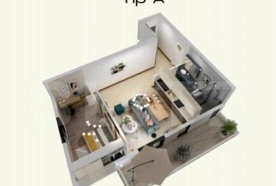 Oferta! Apartament de 2 camere, 52mp utili, cochet, Torontal - 1