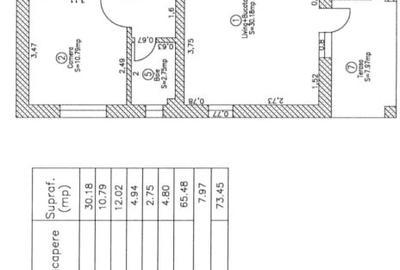 Apartament 3 camere, decomandat, 66 mp, complet mobilat si utilat - Calea Urseni - 12