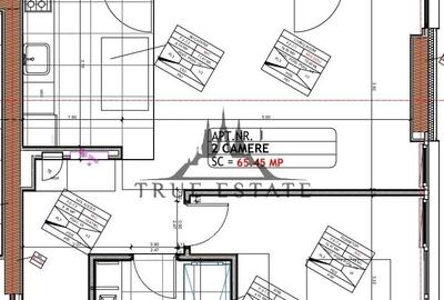 Apartament cu 2 camere decomandat în Barbu Văcărescu - 13