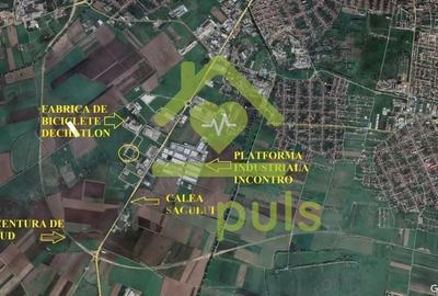 ? Teren pentru hale industriale Calea ?agului / Metro - 2