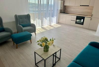Apartament de 2 camere, 58mp, finisat, mobilat , parcare, zona Baciu