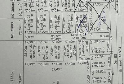 Teren de 487 mp, în Cârcea - 1