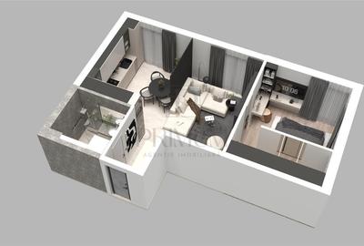 Apartament cu 2 camere semidecomandat în Moșnița Nouă - 10