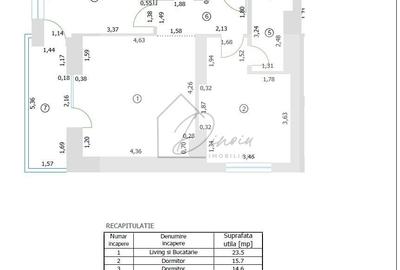 Apartament cu 3 camere decomandat în Central - 2