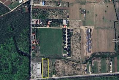 Snagov, lipit de Lidl, cu acces direct din DJ 101, 5.800 mp. cu deschidere de 43 m. - 2