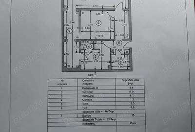 Apartament cu 2 camere decomandat în Central - 1