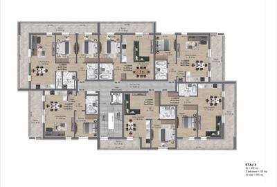 Apartament cu 2 camere decomandat în Păulești - 5