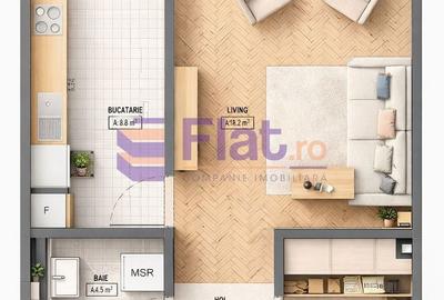 Garsonieră în Tractorul