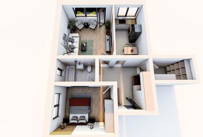 Apartament cu 2 camere în Sânpetru - 2