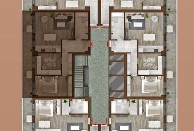 Apartament cu 3 camere decomandat în Copou - 2