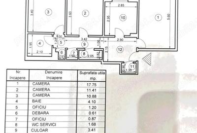 Apartament cu 3 camere decomandat în Apărătorii Patriei - 2