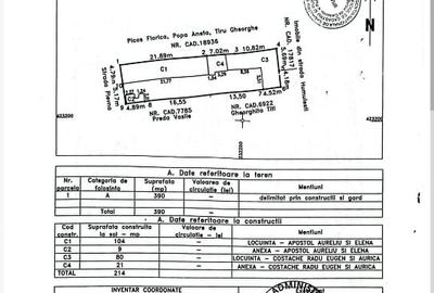 De vanzare 2 corpuri separate de casa 205mp si teren curte 390mp - 1