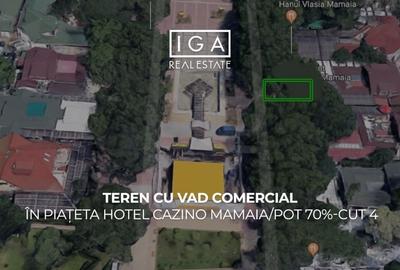 Teren cu vad comercial in Piateta Hotel Cazino Mamaia / POT 70% - CUT 4