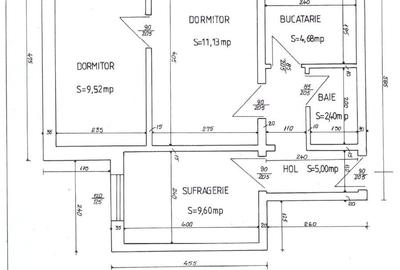 Apartament cu 3 camere în Trivale