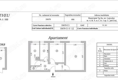 Apartament cu 2 camere decomandat în Debarcader