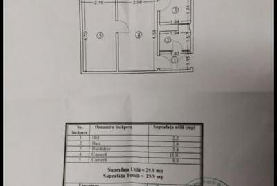 Apartament cu 2 camere semidecomandat în Tomis Nord