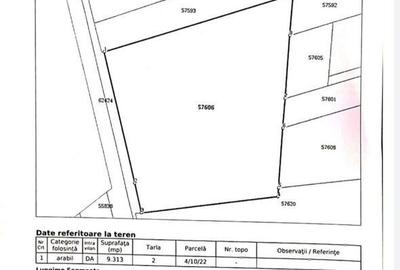 Teren de 9313 mp, în 1 Decembrie