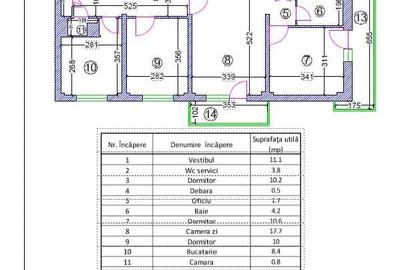Vand Apartament 4 camere Sos Pantelimon, 90 mp, 1982 constructie - 13