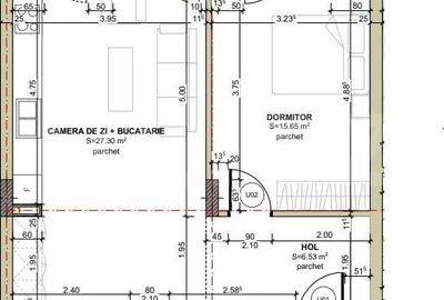 Apartament cu 2 camere semidecomandat, mobilat în Florești - 2