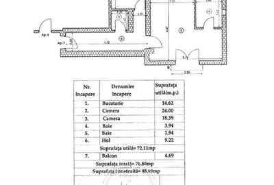 Apartament cu 2 camere, mobilat în Străulești - 14