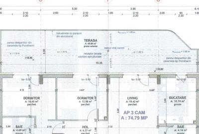 Apartament 3 camere, 75mp, Zona centrala - 2