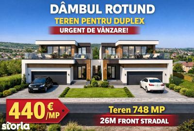 Teren de 748 mp, în Dâmbul Rotund
