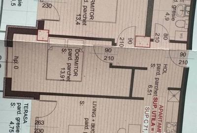 Apartament cu 3 camere decomandat în Săsar - 6