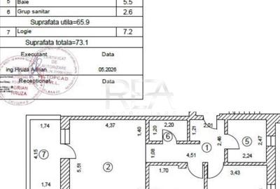 Apartament cu 3 camere decomandat în Doamna Ghica - 13