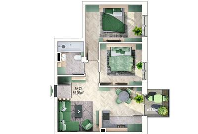 Apartament cu 3 camere în Sânnicoară - 10