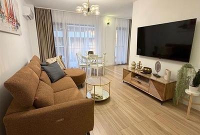 Apartament cu 3 camere decomandat, mobilat în Pipera