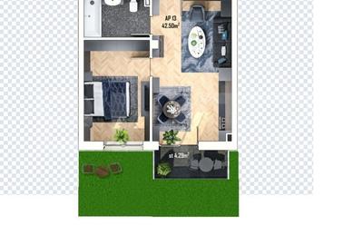 Apartament 2 camere cu gradina, Apahida - 1