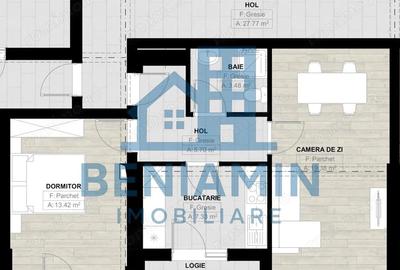 2 camere - etaj 2 -Bloc Nou- Incalzire in pardoseala - Parcare - 2