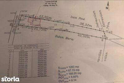 Teren de 1300 mp, în Central - 1