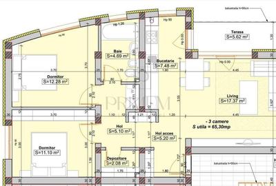 Apartament cu 3 camere decomandat, mobilat în Giroc - 7