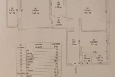 Apartament 2 camere, 56 mp, etaj 1, zona Steaua - 1