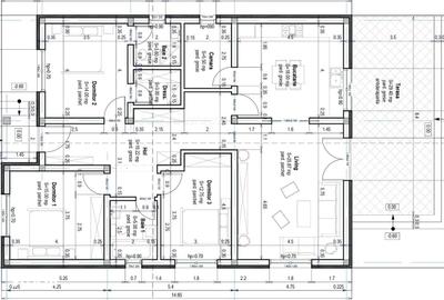 Casă cu 4 camere decomandat cu Teren 500 Mp în Tărlungeni