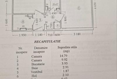 Apartament cu 2 camere decomandat în Lacul Tei - 3