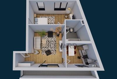 Apartament 2 camere, terasa de 15 mp, garaj subteran, boxa, Centru! - 18